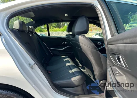 2024 BMW 330Xe из США, поврежденный, VIN 3MW39FS01R8D95258